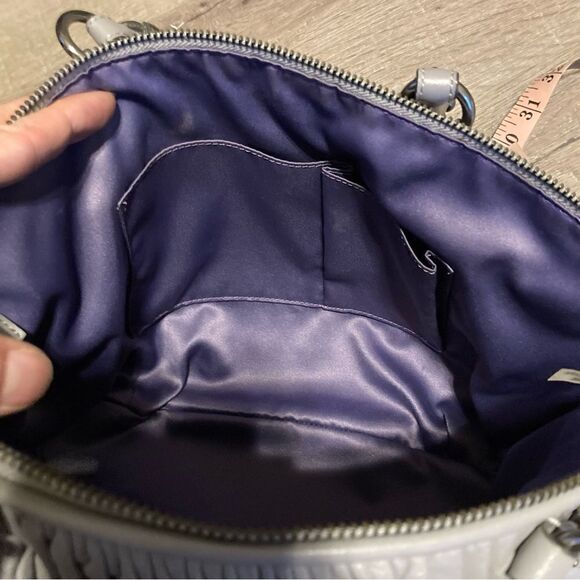 Coach Grey Leather Madison Gathered Sophia Satchel EUC - Picture 10 of 16